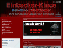 Tablet Screenshot of einbecker-kinos.de